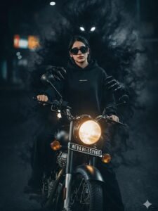 Scary ghost girl AI art generated using Gemini prompts 2026