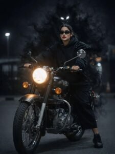 Cinematic ghost girl AI visual generated by Gemini AI