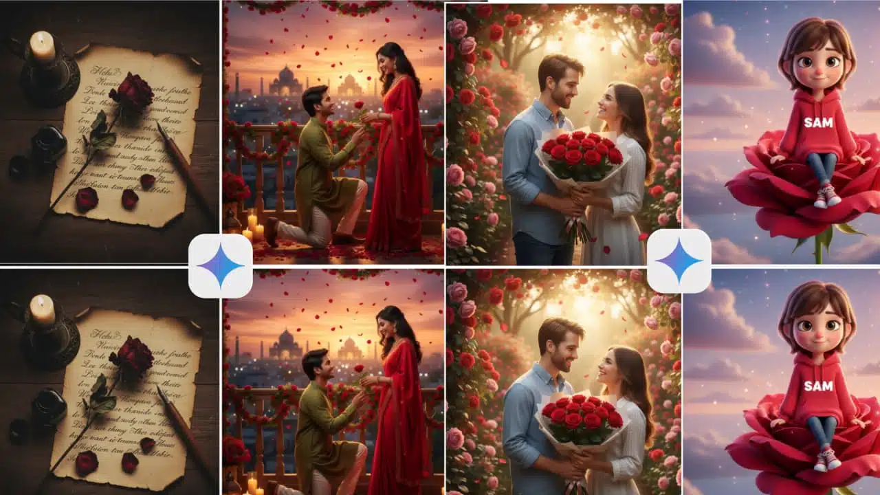 rose day viral top 10 gemini prompts