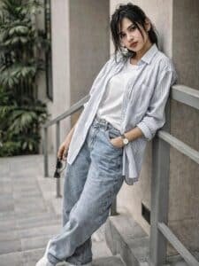 Stylish Girl AI Photo