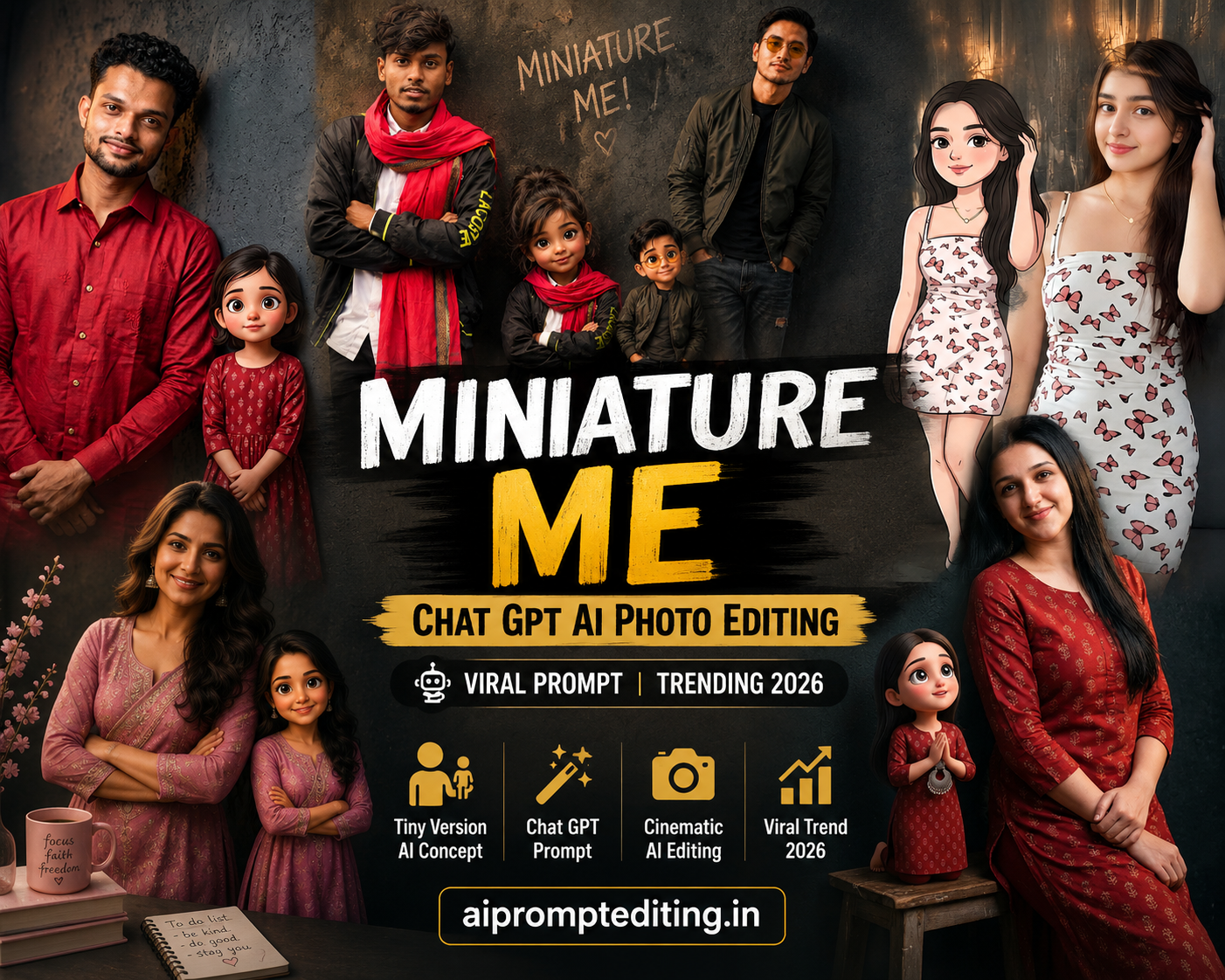 Miniature Me Chat gpt ai photo editing trends 2026 me keise bnaye