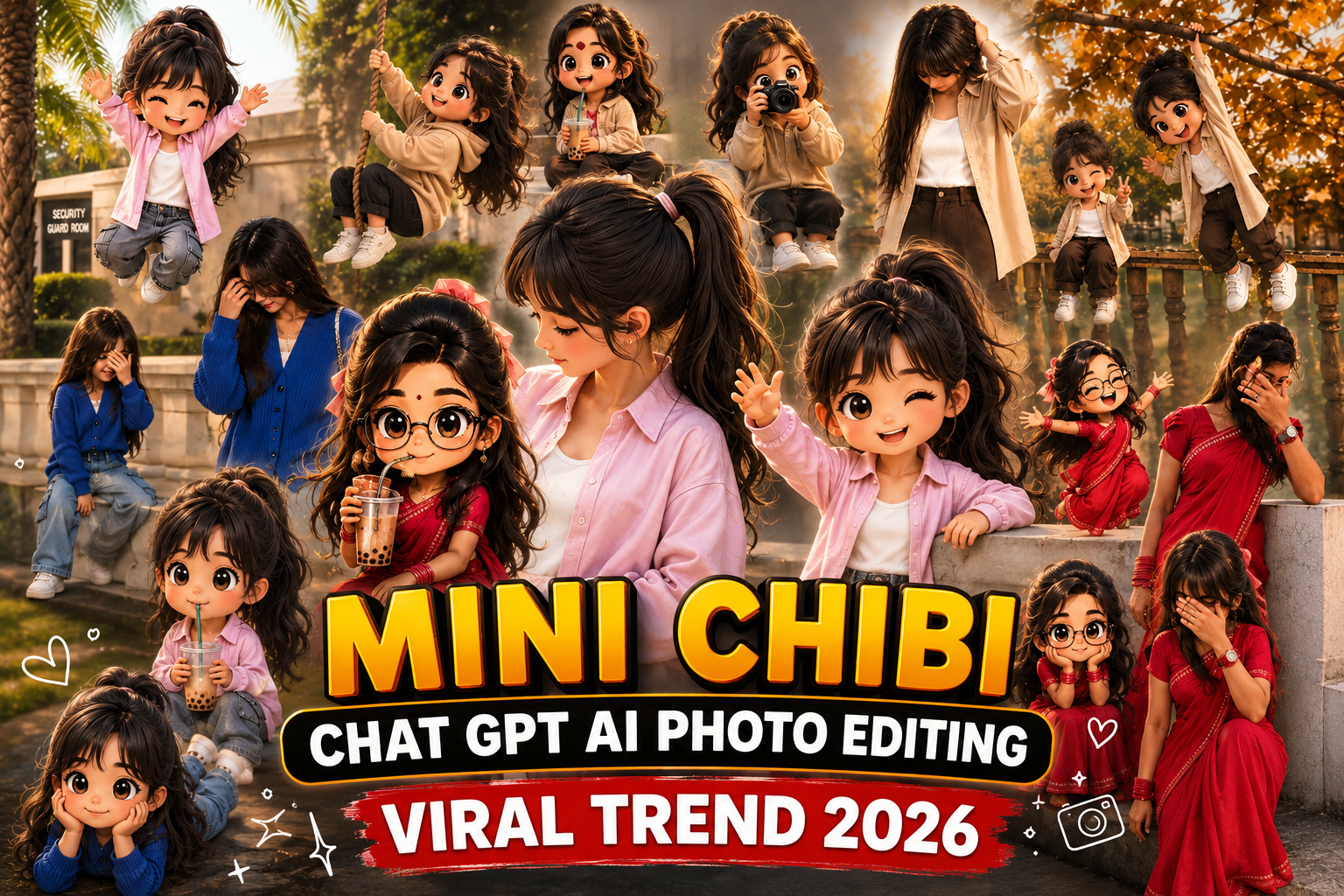 Mini Chibi Viral Trends 2026 chat Gpt ai prompts