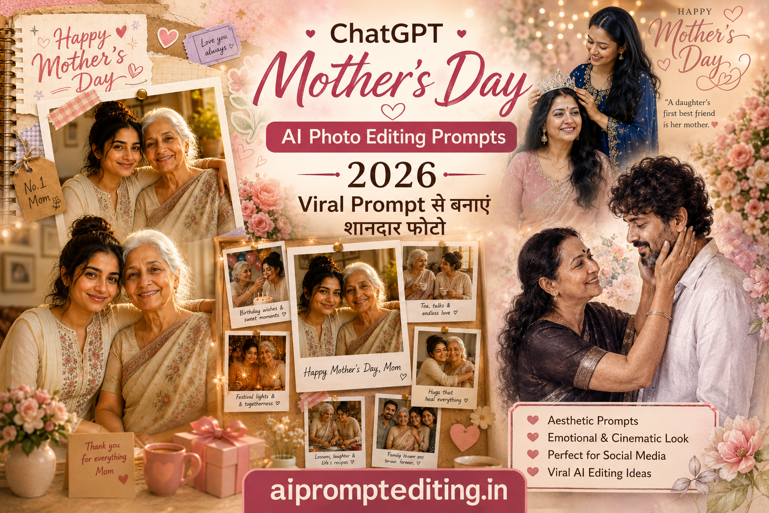 Mothers Day Chat Gpt Ai photo Editing Prompt 2026